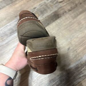 Sperry Tan Leather Boat Shoes